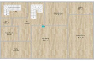 Wohnung mieten in 69214 Eppelheim, Großzügige 6-Zimmer-Maisonette – Erstbezug nach Sanierung