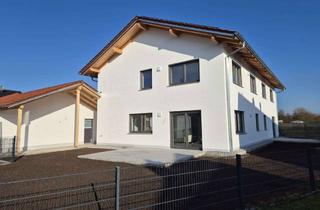 Haus mieten in 94094 Rotthalmünster, Neubau Wohnung, Doppelhaushälfte mit Garage und Garten