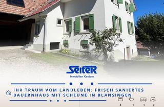 Bauernhaus kaufen in 79588 Efringen-Kirchen, Efringen-Kirchen - Wir erfüllen Ihren Traum vom Landleben: Frisch saniertes Bauernhaus in Blansingen