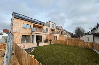 Wohnung kaufen in 87700 Memmingen, Memmingen - NACHHALTIG WOHNEN, ENDLOS WOHLFÜHLEN - 3-Zimmer-Neubau-Wohnung im EG mit Gartenanteil