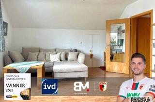 Wohnung kaufen in 86316 Friedberg, Friedberg / Rederzhausen - Helle 59 m² Dachgeschosswohnung mit Blick ins Grüne in Friedberg