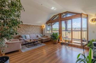 Wohnung kaufen in 82380 Peißenberg, Peißenberg - Wohnen über den Dächern von Peißenberg - Traumhafte 4-Zimmer Dachgeschoßwohnung mit Bergblick