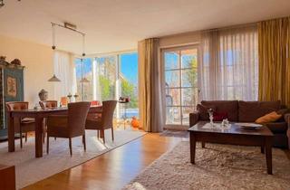 Wohnung kaufen in 83646 Bad Tölz, Barrierefreie Erdgeschosswohnung mit Kamin, Garten & Bergblick in Bad Tölz