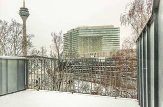 Wohnung mieten in Wupperstr. 22, 40219 Unterbilk, Lichtdurchflutete 3-Zi.Galerie-Wohnung mit Dachterrasse im Düsseldorfer Hafen