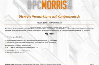 Mehrfamilienhaus kaufen in 13355 Wedding, Gepflegtes Mehrfamilienhaus am Prenzlauer Berg mit Baugenehmigung zur Aufstockung