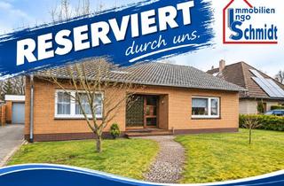 Doppelhaushälfte kaufen in 26826 Weener, PREIS REDZUZIERT! - Einladender Bungalow wartet auf neuen Glanz