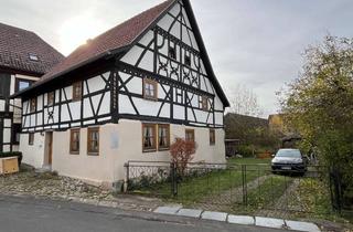 Einfamilienhaus kaufen in Hirtentor, 98631 Grabfeld, Mit viel Liebe zum Detail saniertes Einfamilienhaus in typisch fränkischem Fachwerkstil
