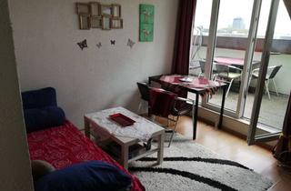 Wohnung kaufen in 67063 Ludwigshafen, Helle 1-Zimmer Wohnung im 6. OG mit Terrasse in Ludwigshafen Nord/Hemshof