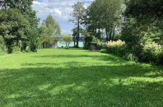 Grundstück zu kaufen in 82237 Wörthsee, Exklusives Seegrundstück am Wörthsee, mit Alpenpanorama - in Bestlage