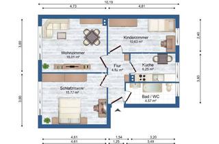 Wohnung mieten in 06198 Höhnstedt, Höhnstedt - Renovierte 3 Zimmer Wohnung zu vermieten.