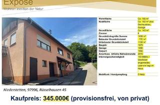Einfamilienhaus kaufen in Rüsselhausen 45, 97996 Niederstetten, Niederstetten - Einfamilienhaus Haus