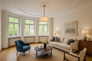 Wohnung kaufen in 04416 Markkleeberg, Markkleeberg - Stilvoller Altbau mit zwei Balkonen in Markkleeberg- West