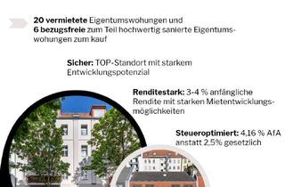 Wohnung kaufen in 12459 Oberschöneweide, 4,16% AfA - vermietete 3 Zimmer Dachgeschosswohnung im Hinterhaus nahe S-Bahnhof Schöneweide!