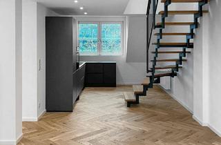 Wohnung mieten in Fischerstraße 17, 40477 Pempelfort, Exklusive Maisonettewohnung in Düsseldorf: 4 Zimmer, Dachterrasse und atemberaubender Skyline-Blick