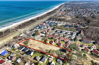 Grundstück zu kaufen in 18374 Zingst, Rarität & besondere Gelegenheit - Grundstück zur Ferienhaus-Bebauung in direkter Ostsee-Strandlage