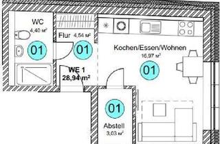 Wohnung kaufen in 88630 Pfullendorf, Energieeffizient wohnen & clever investieren – moderne Apartments im KfW-40-Standard