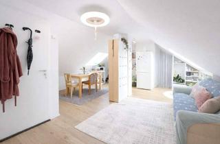 Wohnung kaufen in 89079 Gögglingen, helle 1,5 Zimmer Dachgeschosswohnung für Kapitalanleger