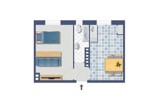 Wohnung kaufen in Thurgauer Straße 13, 13407 Reinickendorf, Bezugsfreie Ein-Zimmerwohnung in ruhiger Wohnanlage