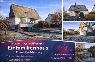Einfamilienhaus kaufen in Dantestr. 78, 09127 Chemnitz, Attraktives Grundstück in Chemnitz-Adelsberg mit Altbestand