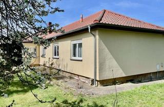 Haus kaufen in 01809 Heidenau, Grüne Oase mit überdachtem Pool – Bungalow auf großzügigem Grundstück in Heidenau
