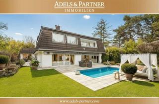 Villa kaufen in 50996 Hahnwald, Mediterran inspirierte Villa mit weitläufigem Gartenensemble und Spa-Bereich