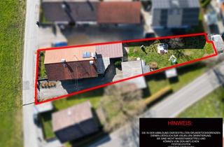 Grundstück zu kaufen in 83064 Raubling, Baugrundstück mit Altbestand – heute nutzen, morgen neu bauen | mieterfrei | §34 BauGB