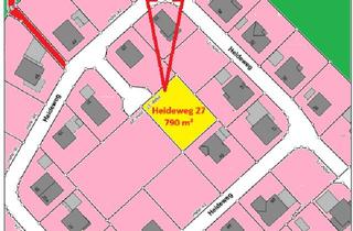 Grundstück zu kaufen in Heideweg 27, 92439 Bodenwöhr, (Filet)Baugrundstück#Bodenwöhr#Hammersee#ohne Bauzwang#voll erschlossen