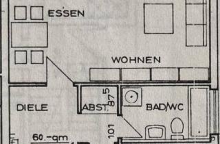Wohnung kaufen in 44579 Castrop-Rauxel, Castrop-Rauxel - 2,5 ZIMMER EGT-WOHNUNG, 60QM, GARAGE, Nähe Rathaus C-R