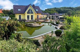 Haus kaufen in 04509 Löbnitz, Löbnitz - Traumhaus in Löbnitz: Exklusives Architektenhaus mit Gartenparadies, Pool, Pavillon und Nebengebäude