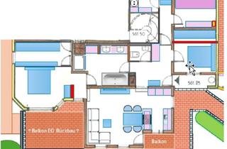 Wohnung mieten in 72160 Horb, Kernsaniert - Großzügige 3,5-Zimmer-Terrassenwohnung mit Gartenzugang & Fußbodenheizung