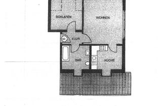Wohnung mieten in Friedrich-Gotttlieb-Keller-Siedlung 55, 09661 Hainichen, Ruhige 2-Zimmer-Dachgeschosswohnung in gepflegter Wohnanlage in Hainichen