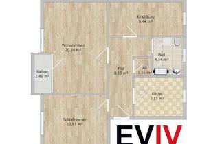 Wohnung mieten in 26409 Wittmund, ZENTRAL | 3 Zimmer | Balkon | Badewanne | Abstellraum