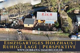 Haus kaufen in 15754 Heidesee, Natur pur: Holzhaus mit Ofenkamin und flexiblem Garten-Nebengebäude