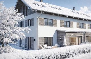 Doppelhaushälfte kaufen in 83677 Reichersbeuern, Neubau-Doppelhaushälfte in finaler Phase · Sonnenverwöhnt mit Bergblick · Langlaufloipe ab Garten