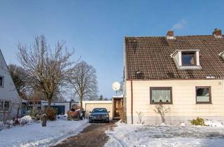 Doppelhaushälfte kaufen in 24837 Schleswig, Schleswig - Familienidyll am Waldrand – Charmante Doppelhaushälfte mit Gestaltungspotenzial