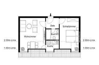 Wohnung kaufen in Schwarzgrabenweg 19, 85757 Karlsfeld, Helle 2-Zimmer Dachgeschosswohnung in Karlsfeld bei München