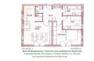 Wohnung kaufen in 48455 Bad Bentheim, Bad Bentheim - Bad Bentheim 3 ZKB 81 qm und Garten mit Fernsicht