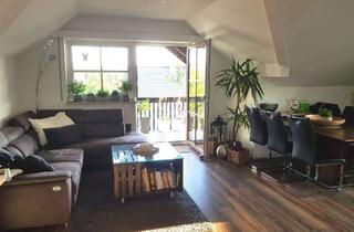 Wohnung kaufen in 86368 Gersthofen, Helle moderne 3 Zimmer DG Wohnung komplett renoviert mit großem Süd West Balkon
