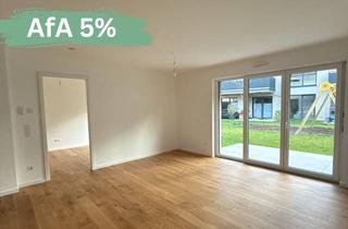 Wohnung kaufen in 63739 Aschaffenburg, Attraktive Kapitalanlage: 2-Zimmer-Neubauwohnung mit privatem Gartenbereich