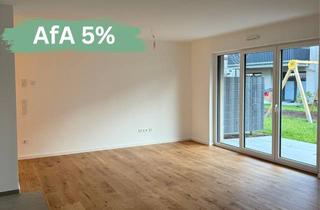 Wohnung kaufen in 63739 Aschaffenburg, Erstbezug: 3-Zimmer Wohnung mit Garten - ab sofort bezugsbereit!