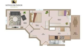 Wohnung kaufen in 70372 Bad Cannstatt, Zentrale 3-Zimmer-Wohnung mit Balkon im Altbau – ideal für Eigennutzer oder Kapitalanleger