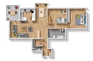 Wohnung kaufen in 73630 Remshalden, Remshalden-Grunbach: 3,5 Zimmer Wohnung mit tollem Grundriss!