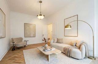 Wohnung kaufen in Schlüterstraße 30, 10629 Charlottenburg, Eleganter Jugendstil: Fischgrätparkett, Stuck und Designbad nahe Kudamm
