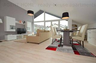 Wohnung mieten in 70469 Feuerbach, MÖBLIERT - LASS DIE SONNE REIN - Schöne Wohnung mit 2 Schlafzimmern, 2 Bädern und Balkon