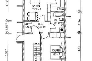 Wohnung mieten in Siebenbürgener Str., 83301 Traunreut, 2 Zimmer Erdgeschoss Wohnung mit Gartenanteil zu vermieten