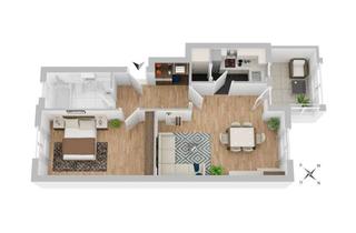 Wohnung mieten in Eckerlestr., 76534 Lichtental, Top 2-Zimmer-Wohnung mit Balkon und EBK in Baden-Baden