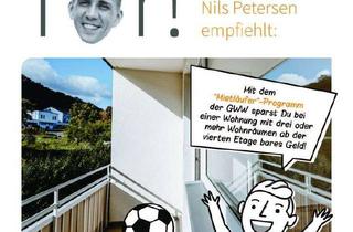 Wohnung mieten in Elise-Crola-Straße 21, 38855 Wernigerode, Erstbezug nach Sanierung! 3-Raum-Wohnung mit Balkon und Tageslichtbad!