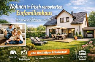 Einfamilienhaus kaufen in 04509 Schönwölkau, Einfamilienhaus mit Einliegerwohnung, Büro, Carport, Balkon und Terrasse sucht neue Familie