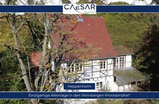 Haus kaufen in 64646 Heppenheim, Für Naturliebende, die echte Ruhe und ein besonderes Zuhause mit viel Privatsphäre suchen!