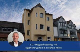 Wohnung kaufen in 50226 Frechen, Charmante Erdgesschosswohnung mit eigenem ca. 110 m² eingezäunten Gartenstück - Frechen Mitte